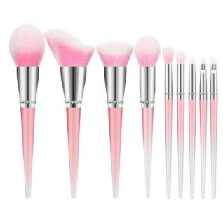Pro Pink Makeup Brush Set